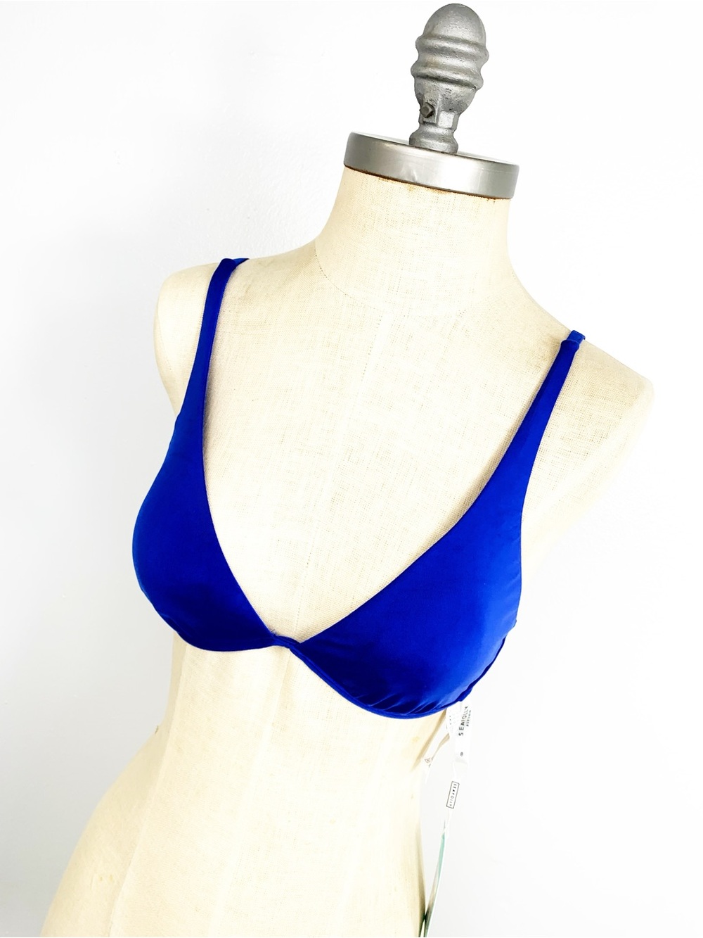 Seafolly Royal Blue Women's Underwire Bikini Top USA 6 NWT